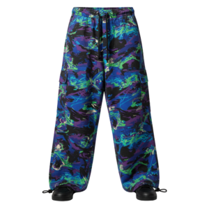ABSTRACT PAINT CARGO PANTS