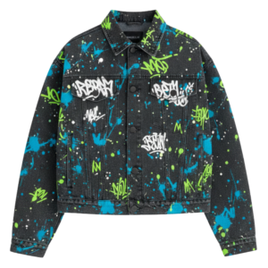 GRAFFITI SPLASH DENIM JACKET